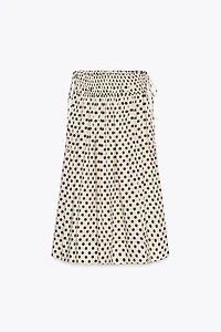JUPE MIDI À POIS ZW COLLECTION