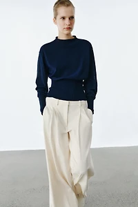 WIDE WAIST KNIT JUMPER