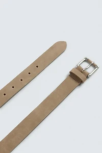 CEINTURE EN CUIR CROÛTE