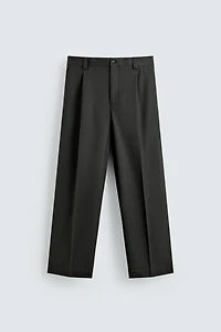 WOOL BLEND SUIT PANTS