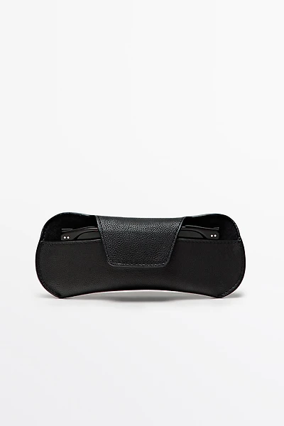 Nappa leather sunglasses case