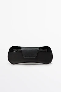 Nappa leather sunglasses case