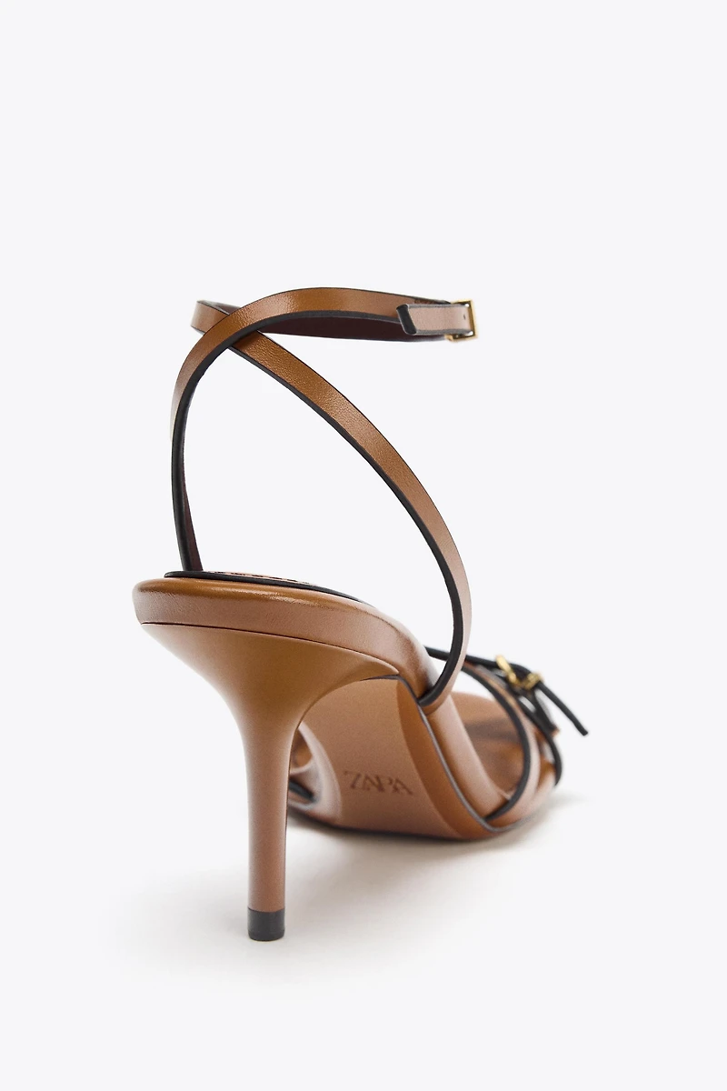 STRAPPY HEELED SANDALS