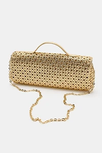 WOVEN ENVELOPE BAG
