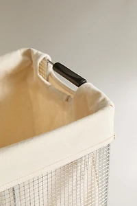 PANIER À LINGE MÉTALLIQUE