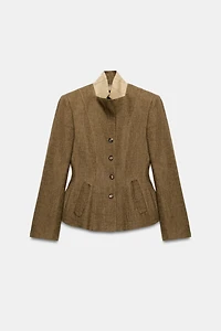 ZW COLLECTION LINEN BLEND BLAZER