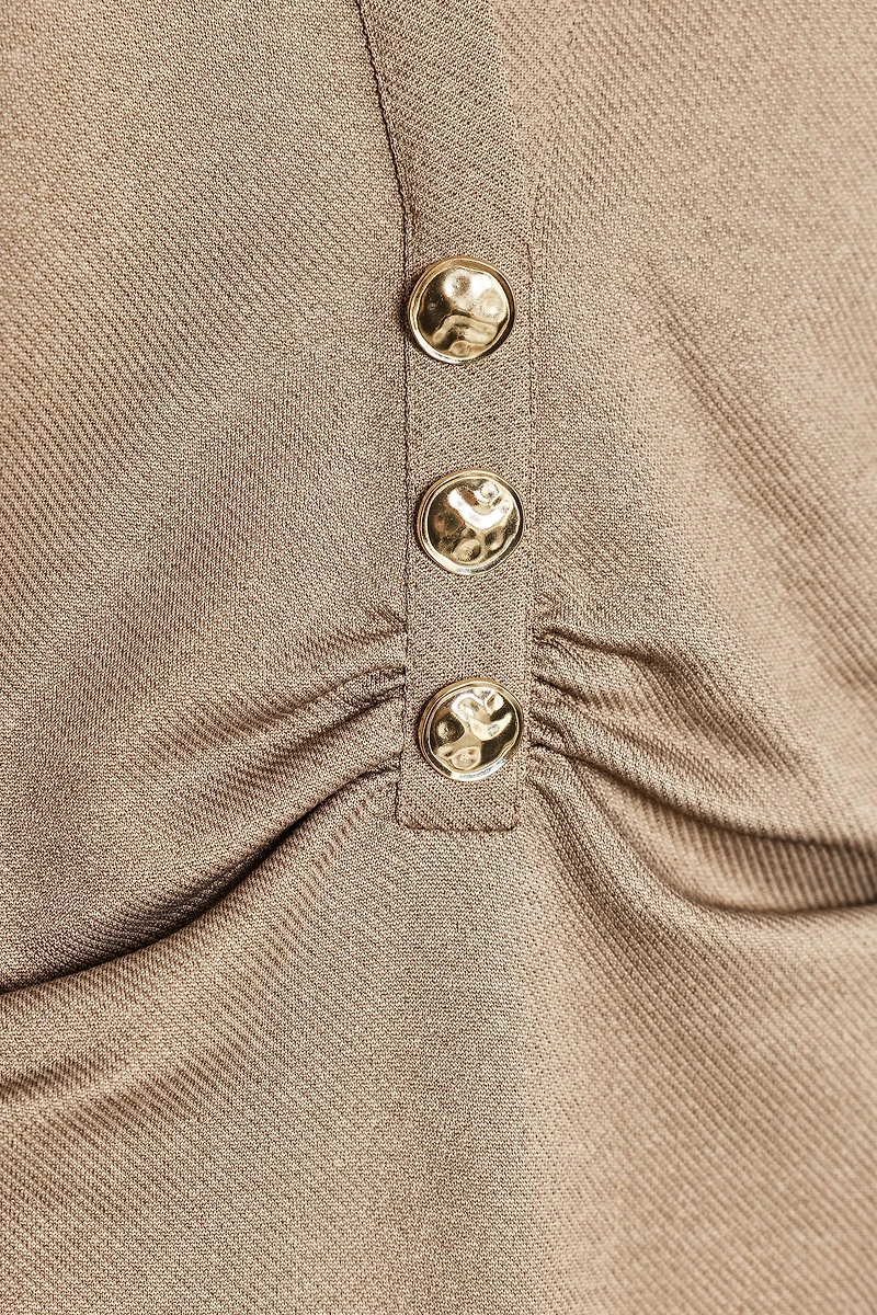 POLO COLLAR MIDI DRESS