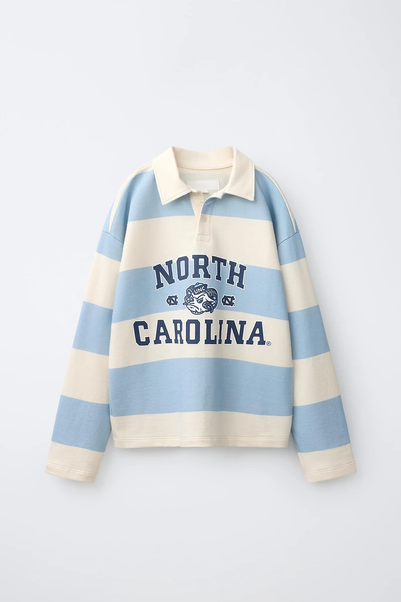 NORTH CAROLINA PARK FIELDS ® STRIPED HEAVYWEIGHT POLO