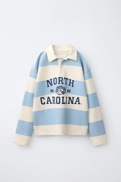 NORTH CAROLINA PARK FIELDS ® STRIPED HEAVYWEIGHT POLO