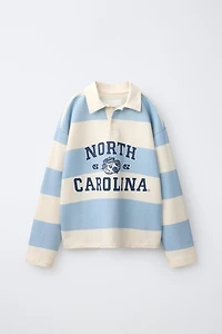 NORTH CAROLINA PARK FIELDS ® STRIPED HEAVYWEIGHT POLO