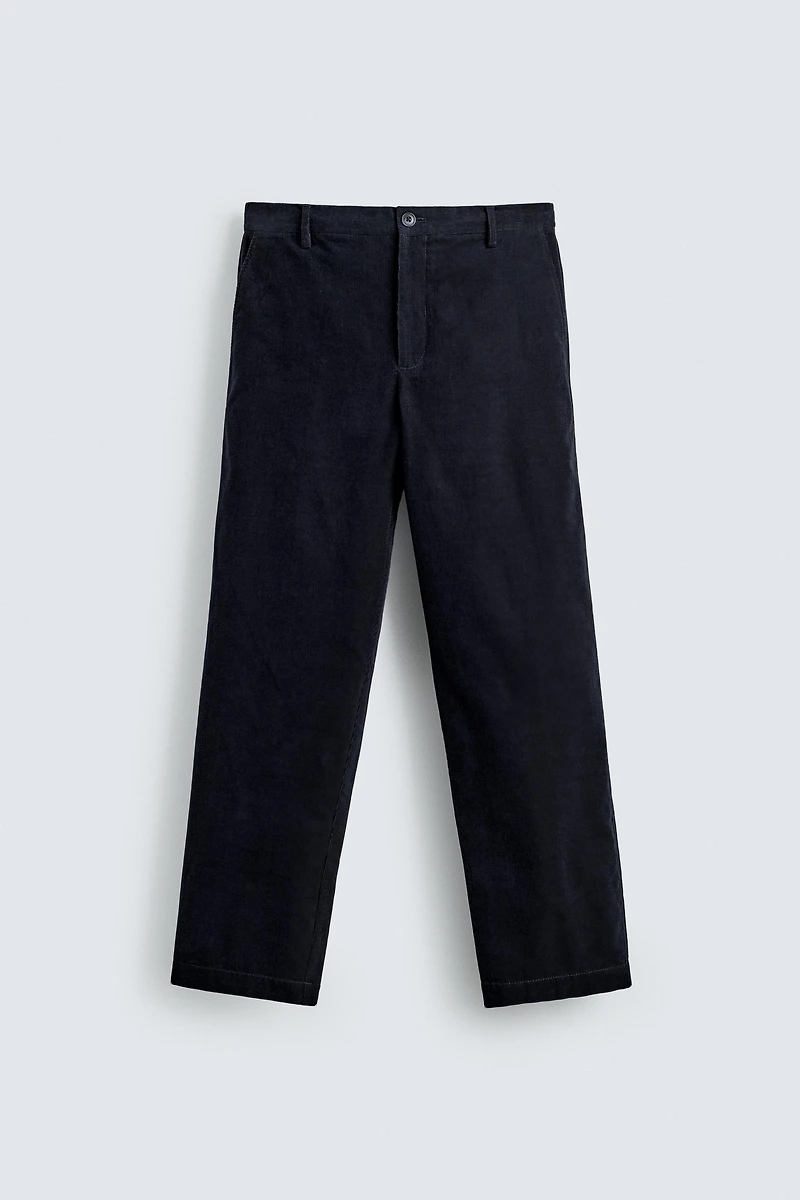 REGULAR FIT LIGHTWEIGHT CORDUROY PANTS