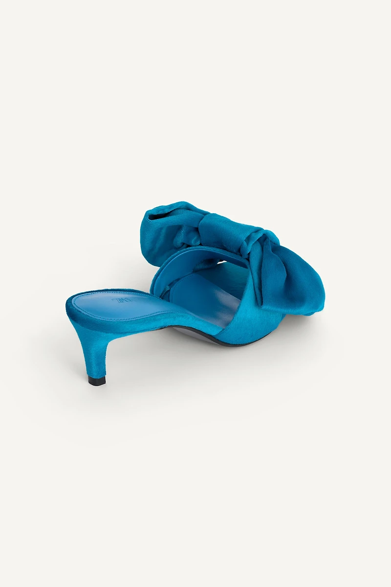 SANDALES À TALONS MAXI NŒUD ÉDITION LIMITÉE