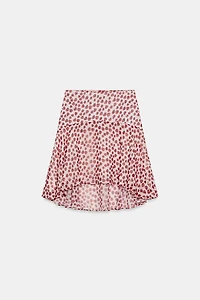 PRINTED MIDI SKIRT