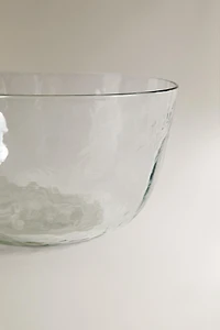 SALADIER VERRE MARTELÉ