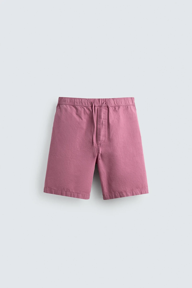 WASHED REGULAR FIT SHORTS