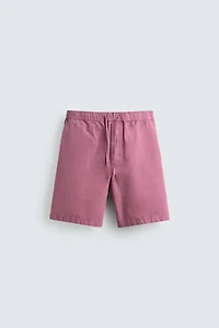 WASHED REGULAR FIT SHORTS