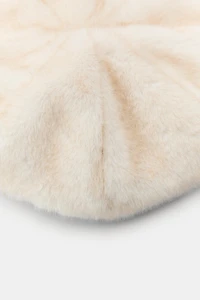 FAUX FUR BERET