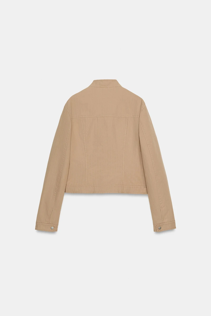 VESTE EFFET DÉLAVÉ