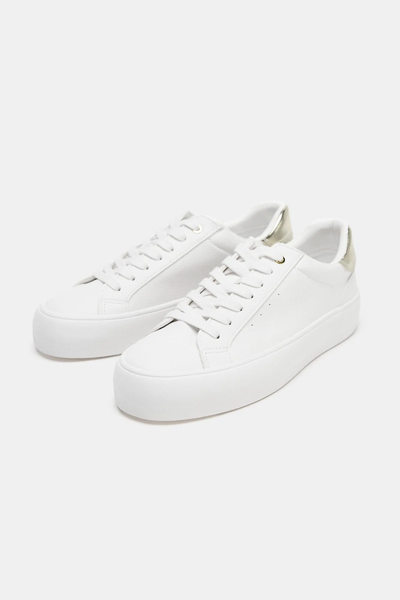 CONTRAST SNEAKERS