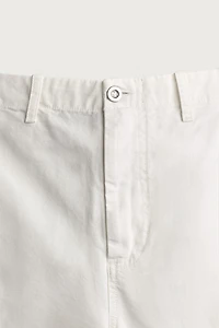 RELAXED FIT CANVAS CARGO SHORTS