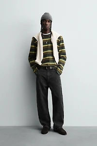 PANTALON COUPE BAGGY IMPRIMÉ DÉLAVÉ