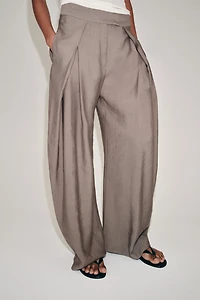 ZW COLLECTION WIDE LEG PLEATED PANTS