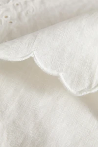 PACK OF LINEN NAPKINS WITH FLORAL EMBROIDERY (PACK OF 2)