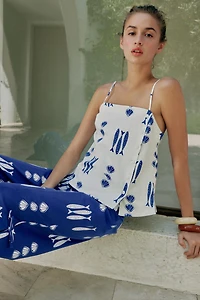 PRINTED TIE CULOTTES