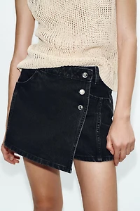 Z1975 WRAP DENIM SKORT