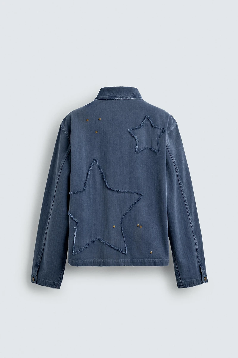 STAR PATCH OVERSHIRT