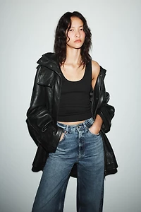 JEAN TRF EXTRA WIDE LEG TAILLE HAUTE