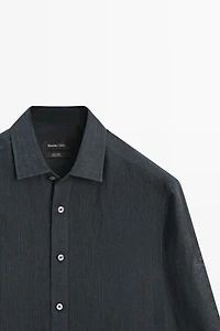 Chemise regular fit 100 % lin