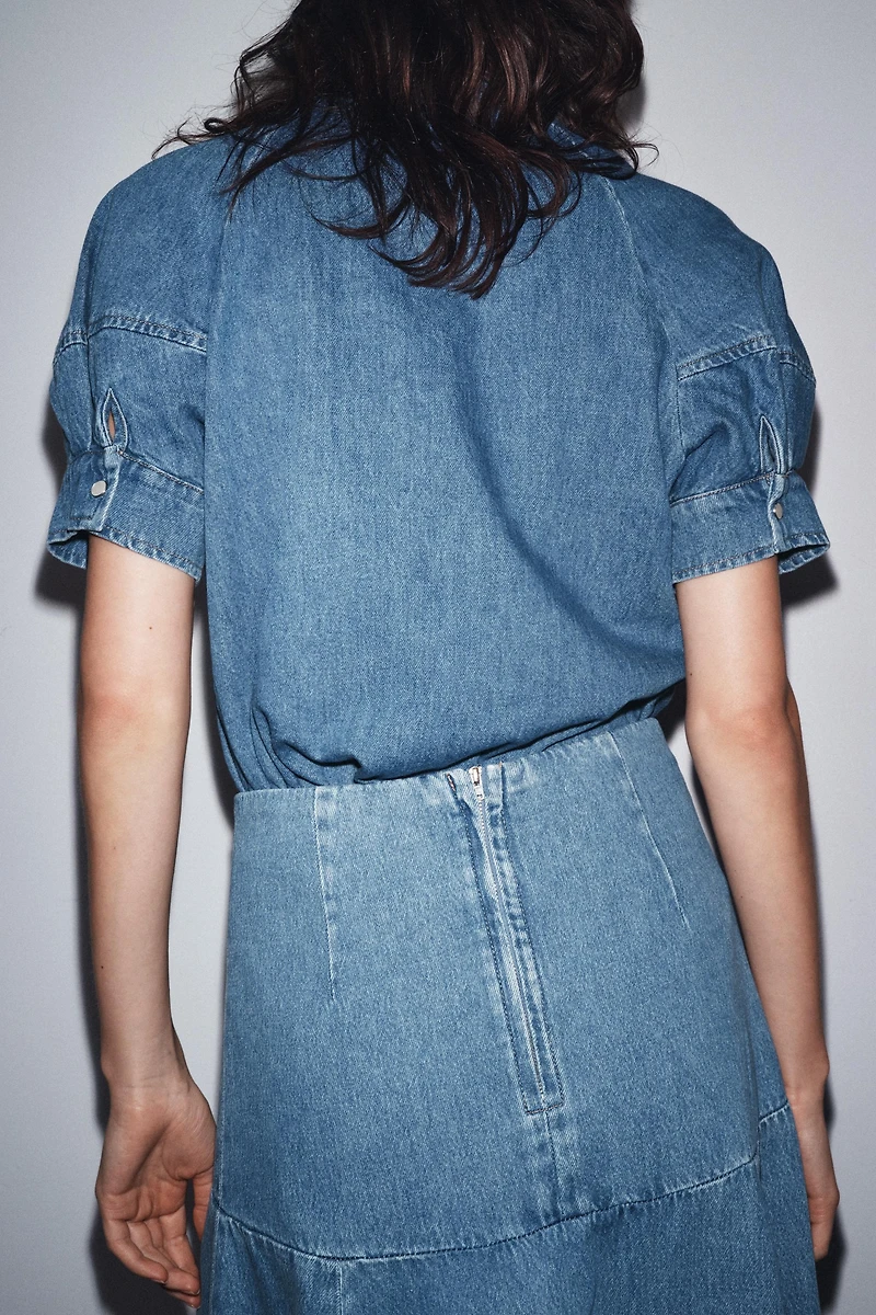 JUPE MIDI EN JEAN ZW COLLECTION