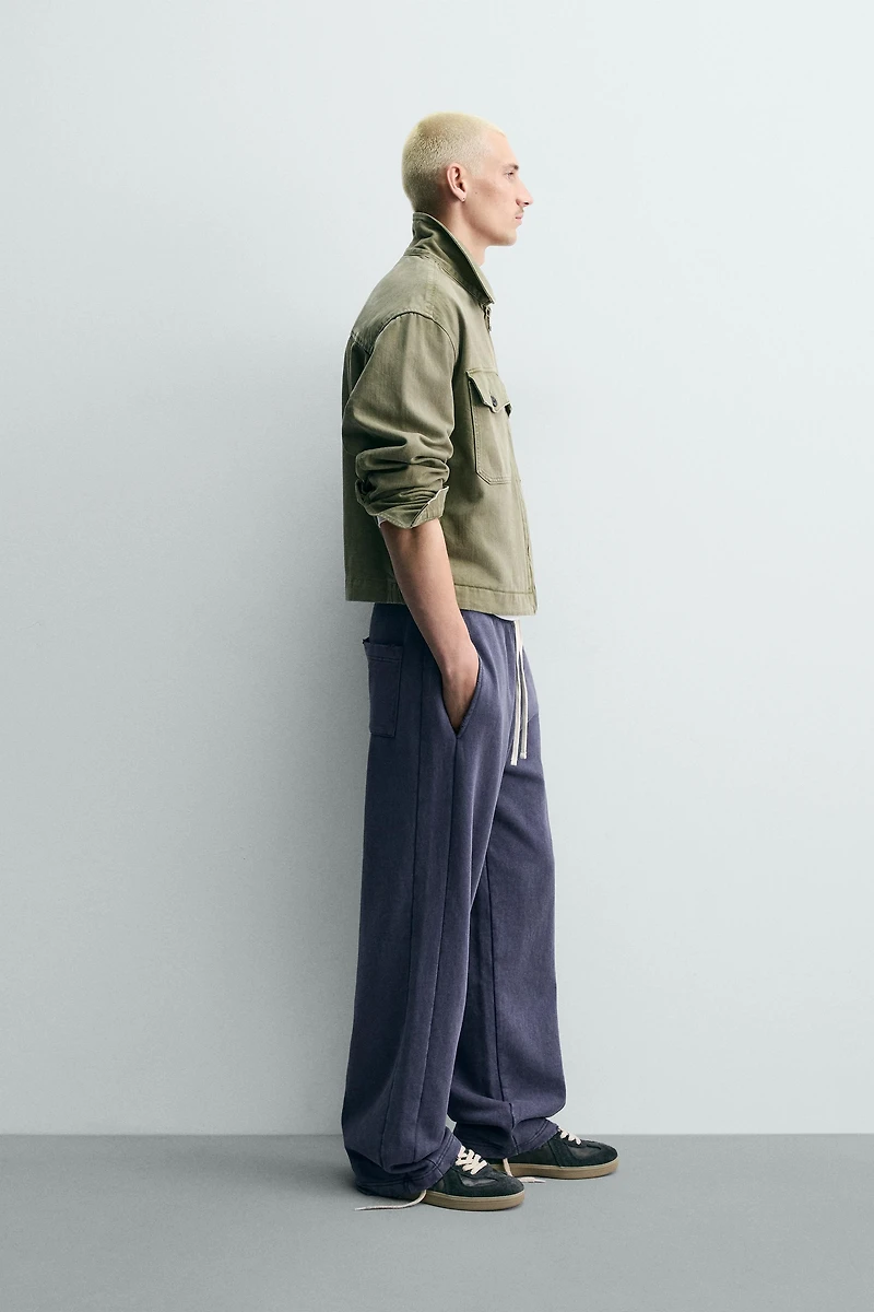 CROPPED FIT PATCH JACKET