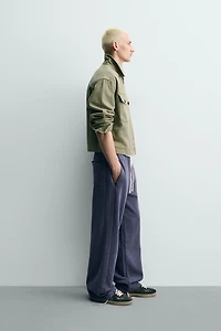 CROPPED FIT PATCH JACKET