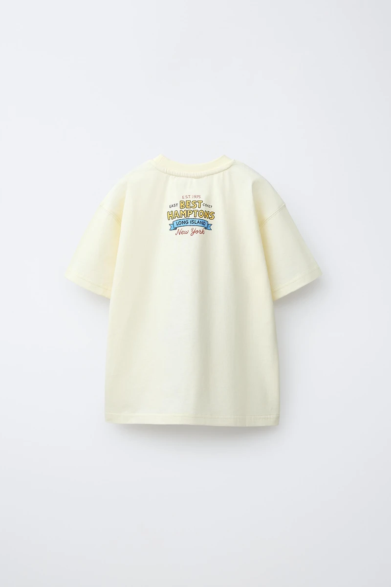 T-SHIRT IMPRIMÉ À MESSAGE