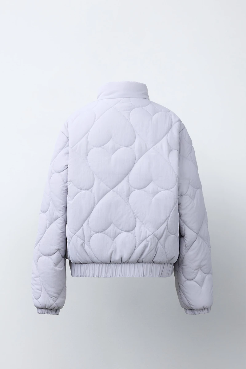 VESTE REMBOURRÉE CŒURS