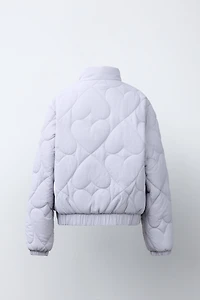 VESTE REMBOURRÉE CŒURS