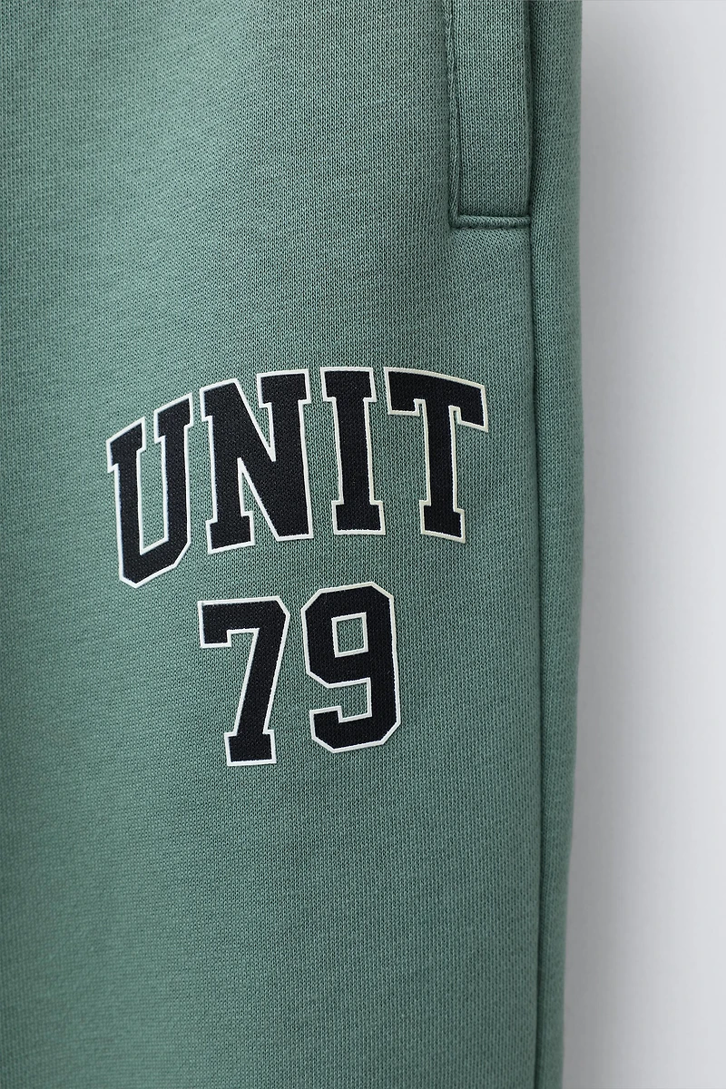 TEXT JOGGER JOGGING PANTS