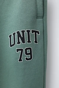 TEXT JOGGER JOGGING PANTS