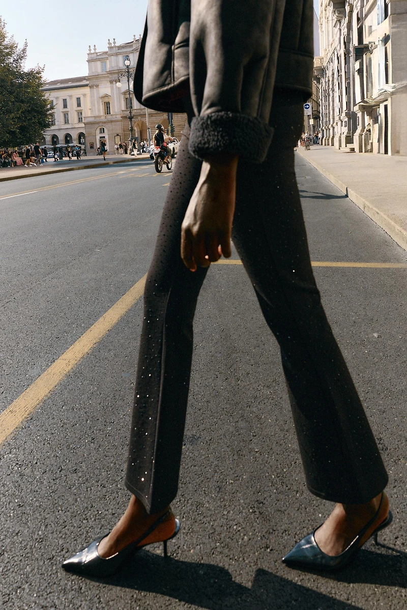 LEGGING ÉVASÉ À BRILLANTS