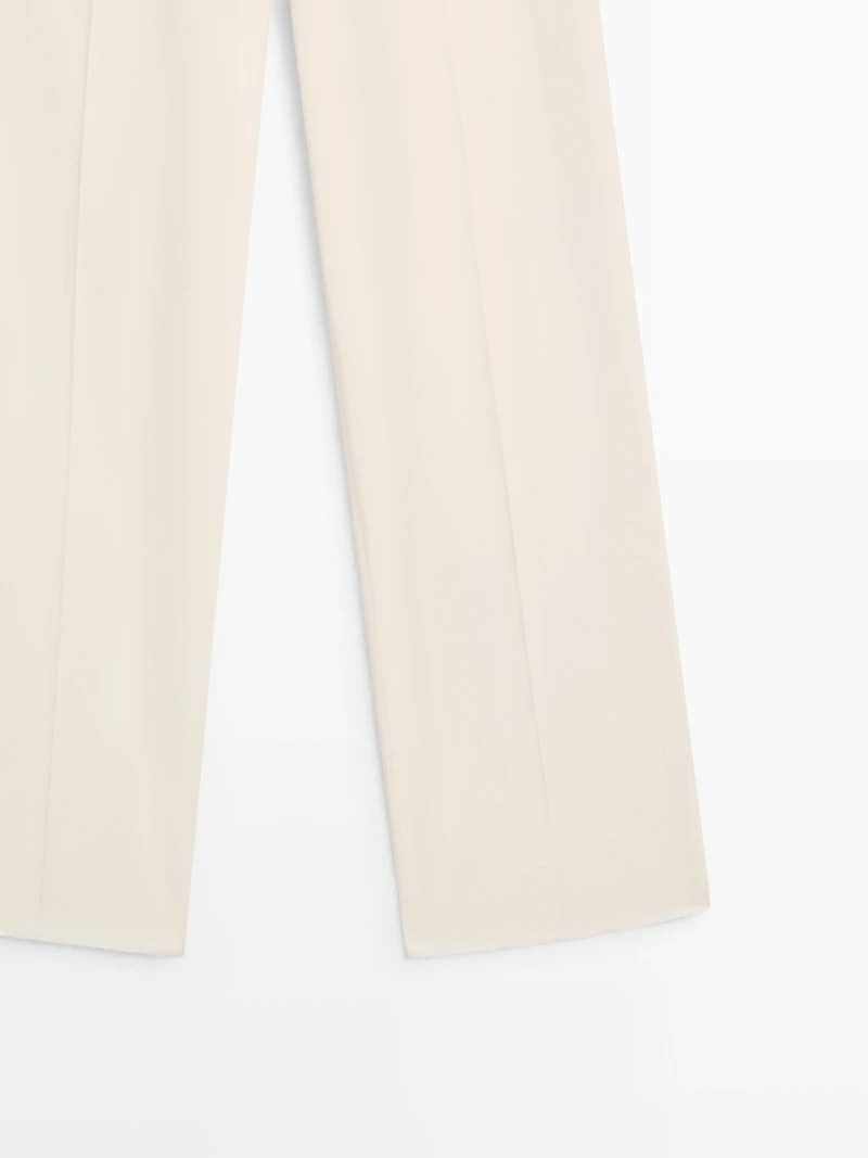 Trousers with double darts - LIMITED