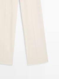 Trousers with double darts - LIMITED