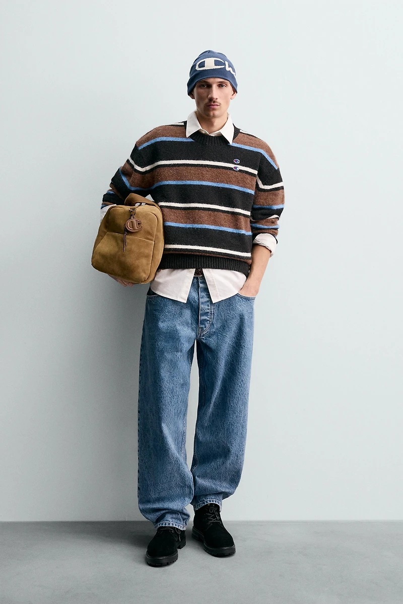 PULL RAYÉ PIÈCES CHAMPION ® X ZARA