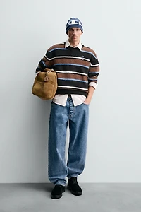 PULL RAYÉ PIÈCES CHAMPION ® X ZARA