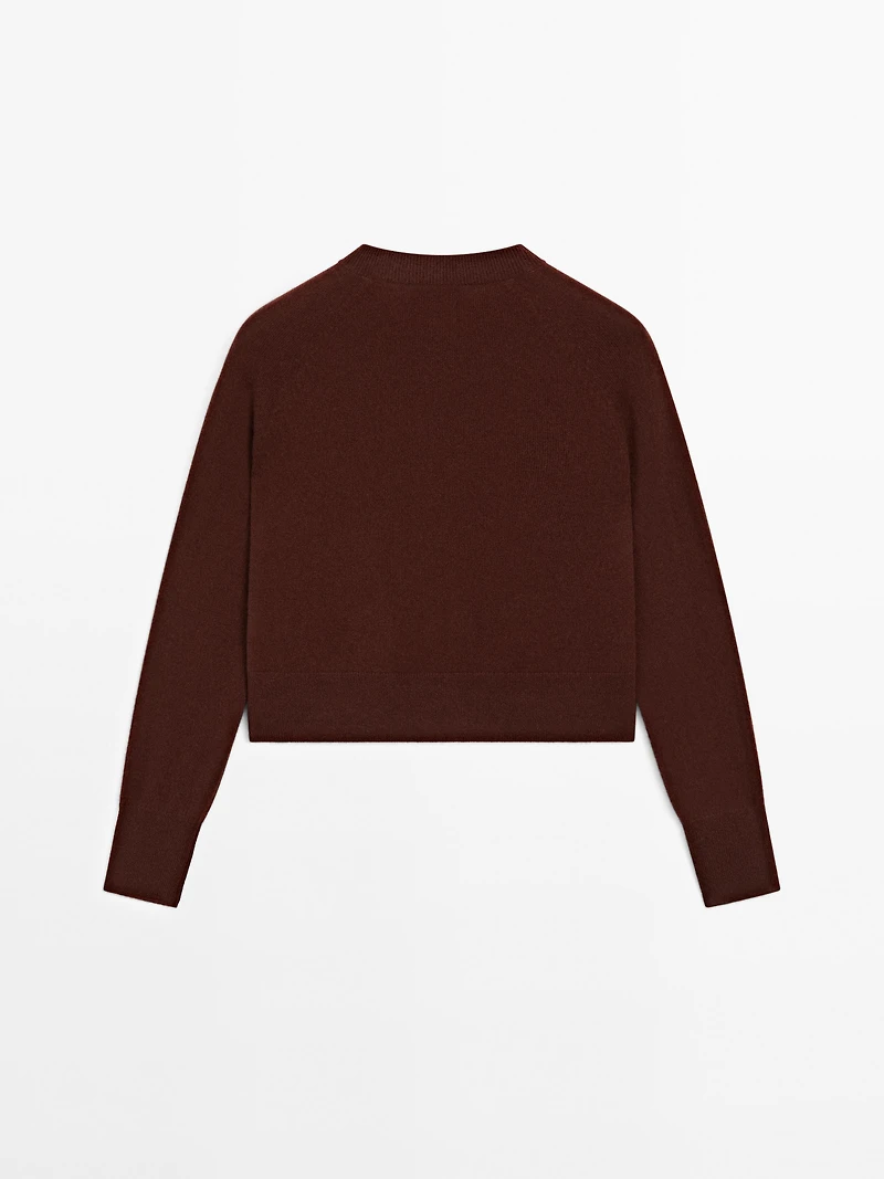 Cardigan manches longues 100 % cachemire