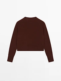 Cardigan manches longues 100 % cachemire