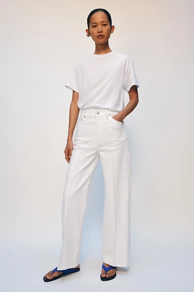ZW COLLECTION WIDE LEG HIGH-RISE JEANS
