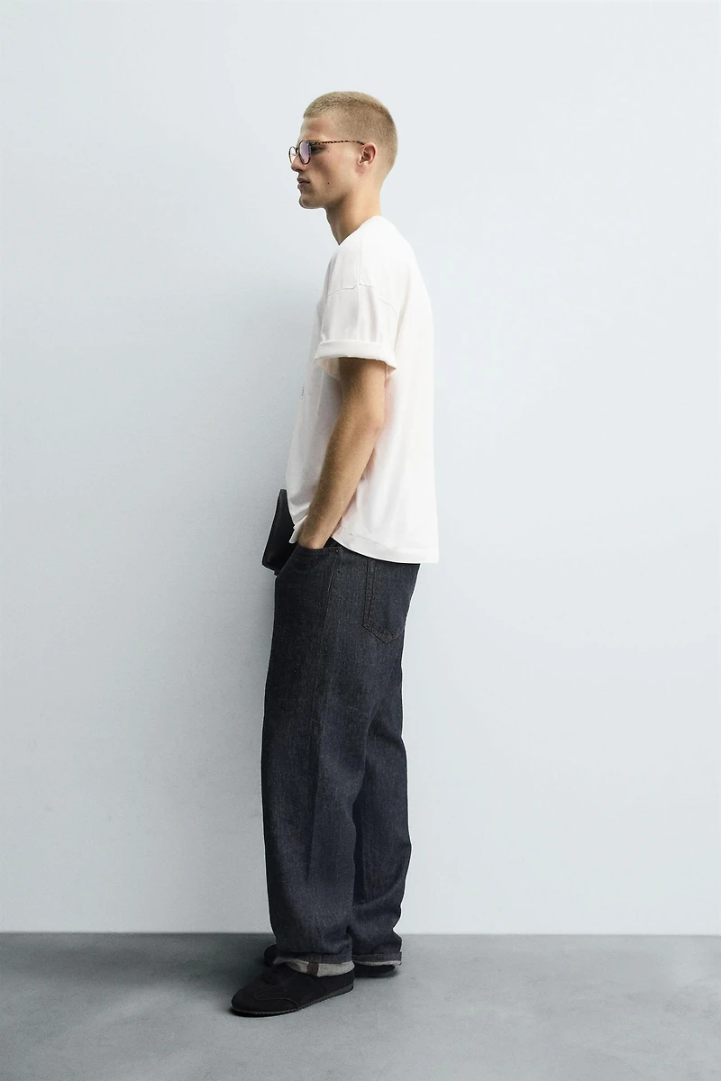 T-SHIRT IMPRIMÉ BRODÉ