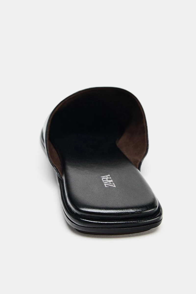 LEATHER MULES